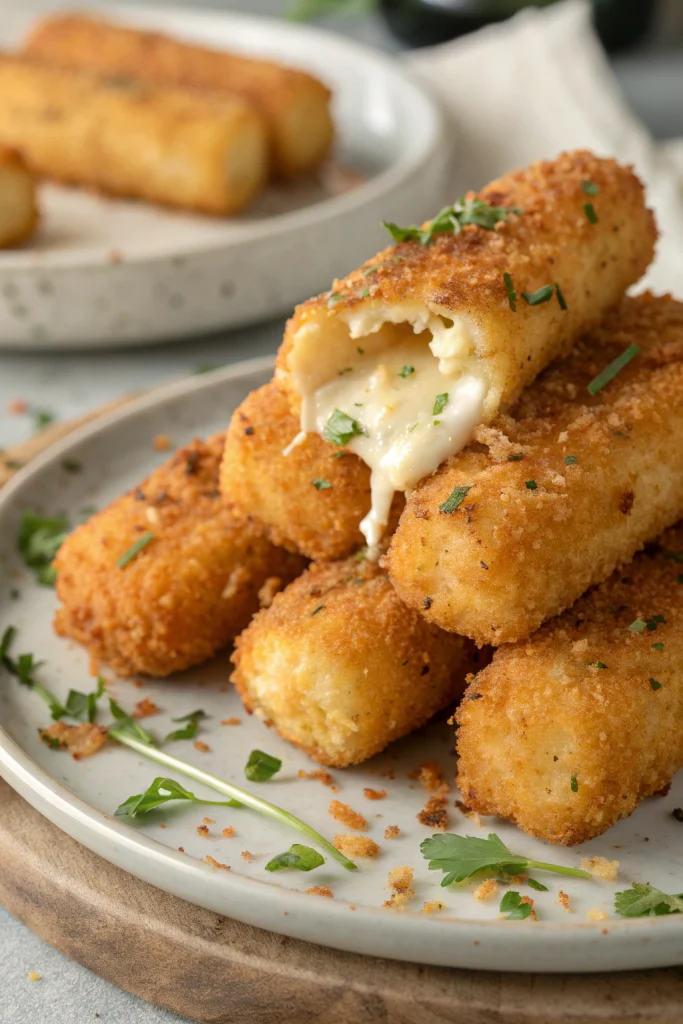 Air Fryer Mozzarella Sticks Recipe