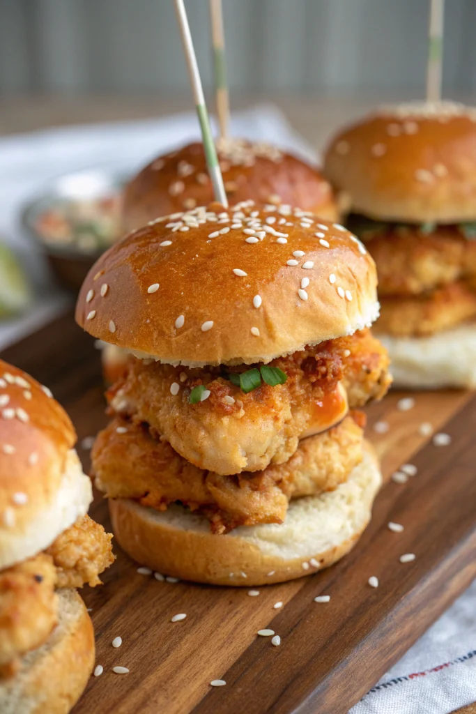 Bang Bang Chicken Sliders Recipe