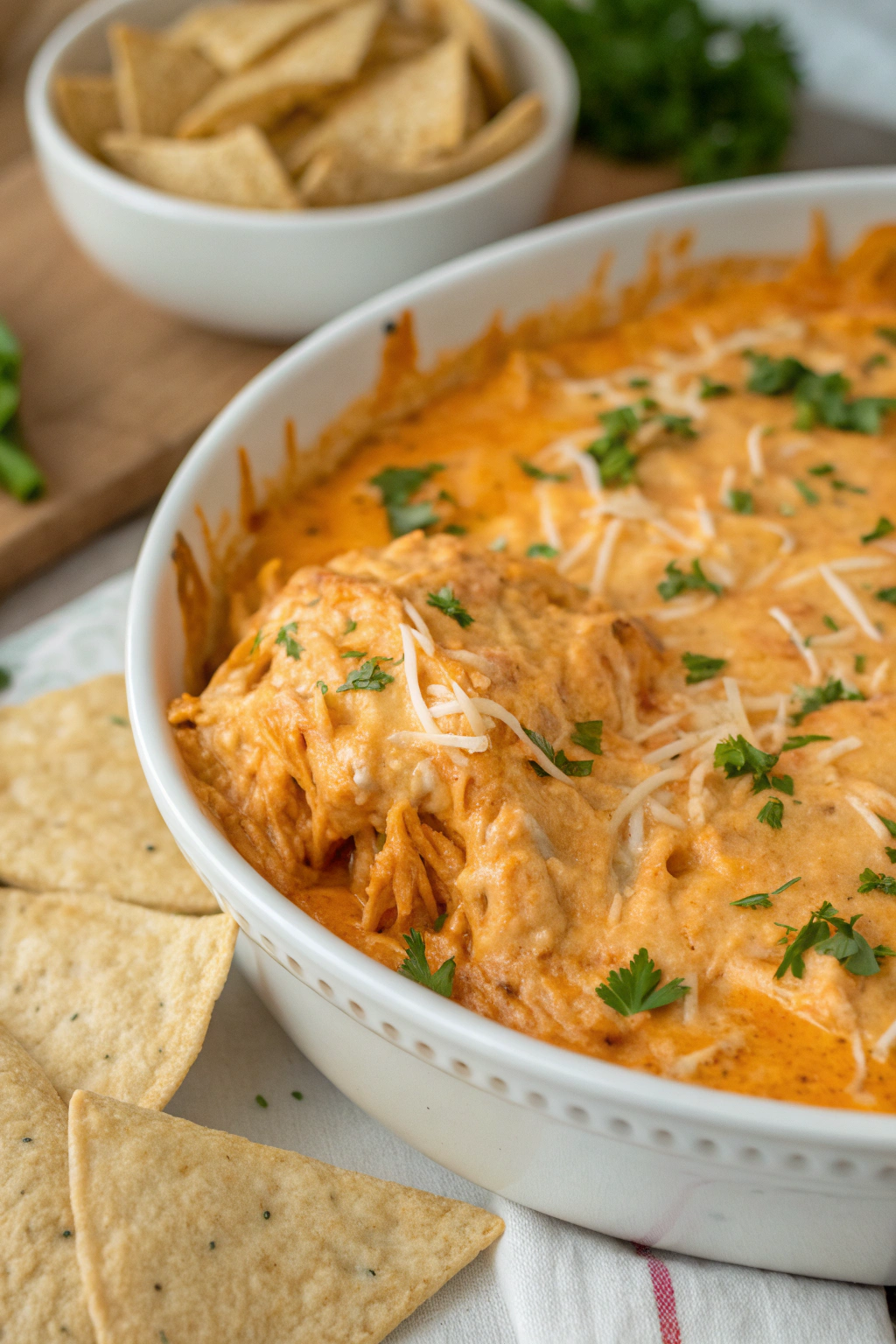 Cheesy Crock Pot Buffalo Chicken Dip Recipe