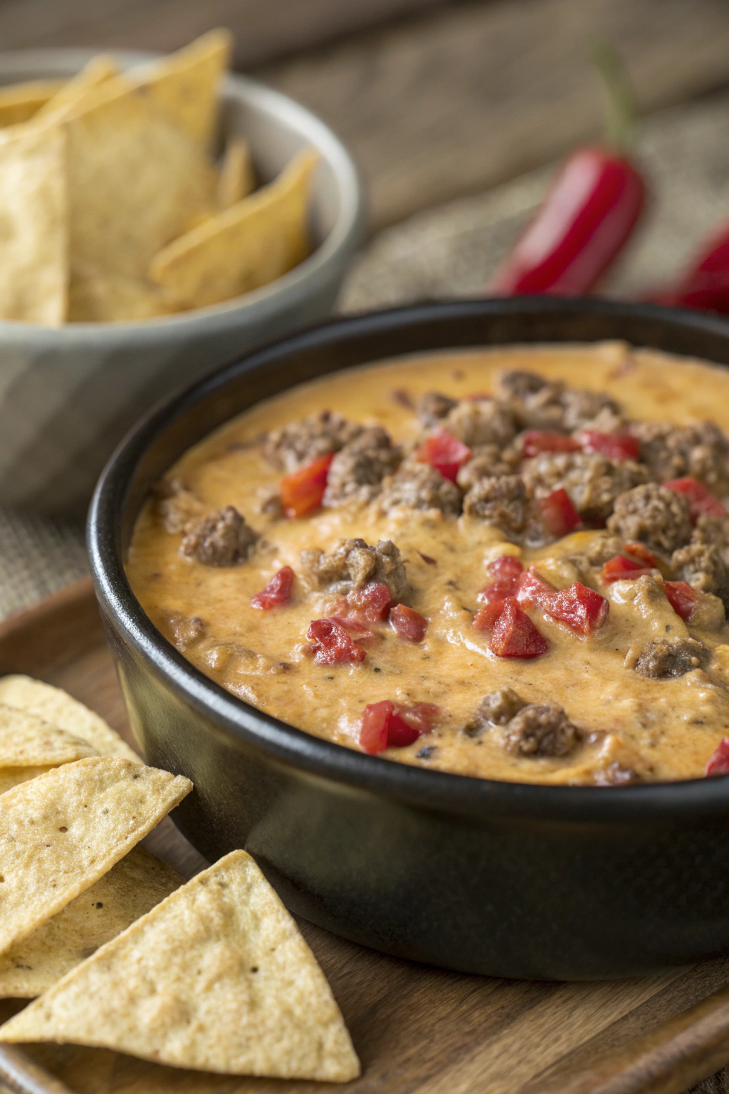 Cheesy Ground Beef Dip Party Recipe