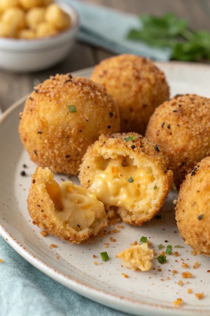 Crispy Air Fryer Mac and Cheese Balls Recipe