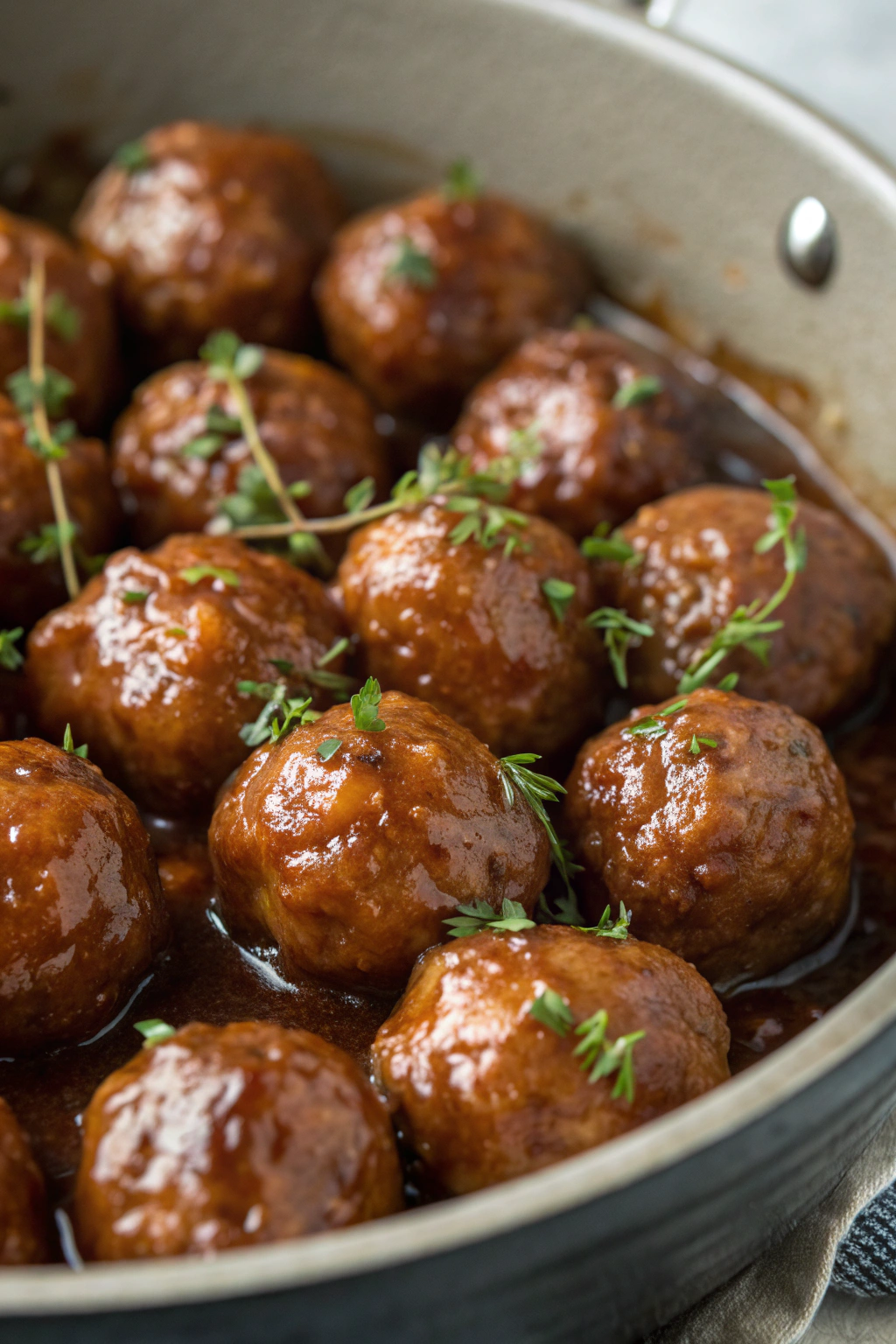 Fall Maple Glazed Meatballs Recipe