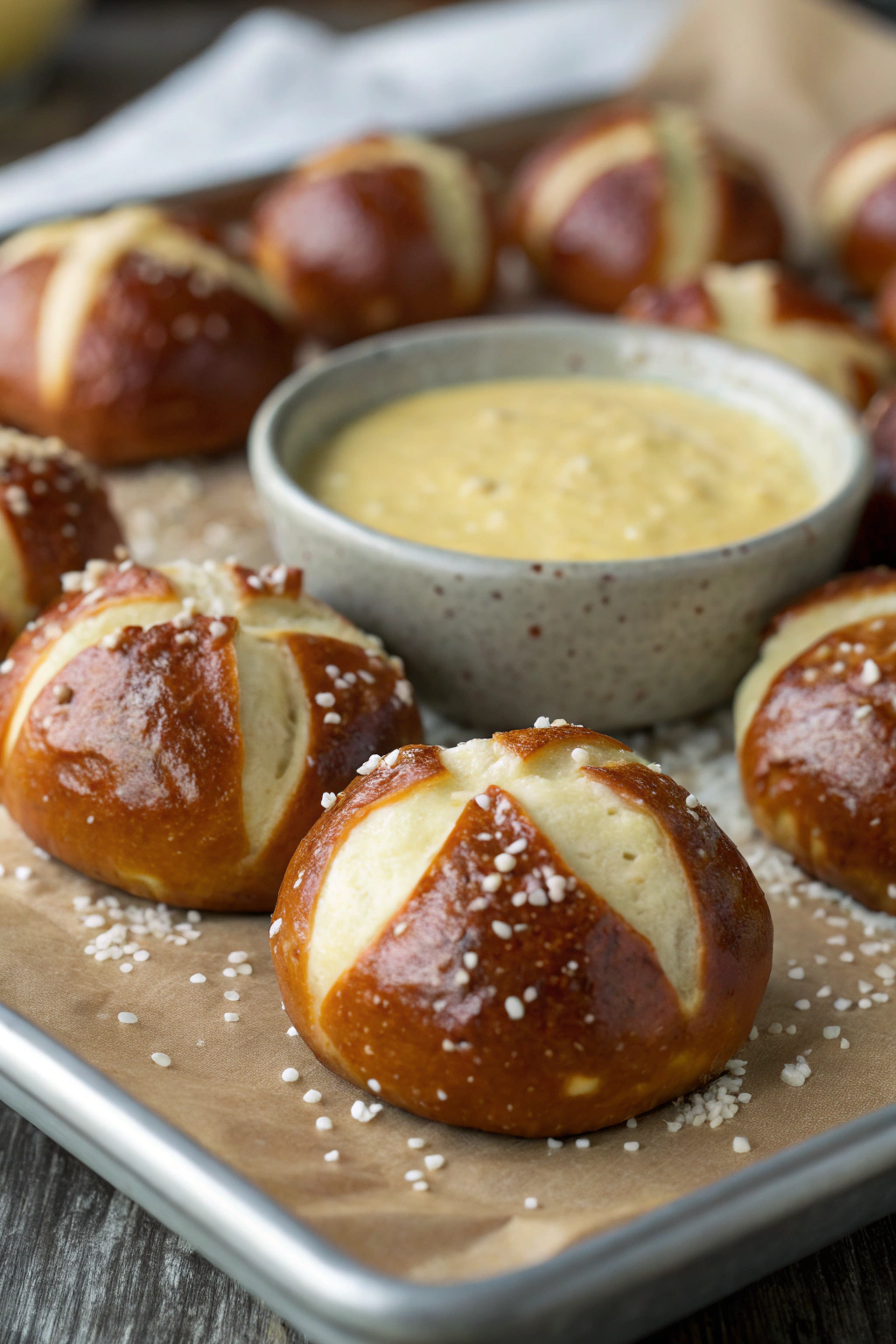 Hot Pretzels And Cheese Dip Recipe