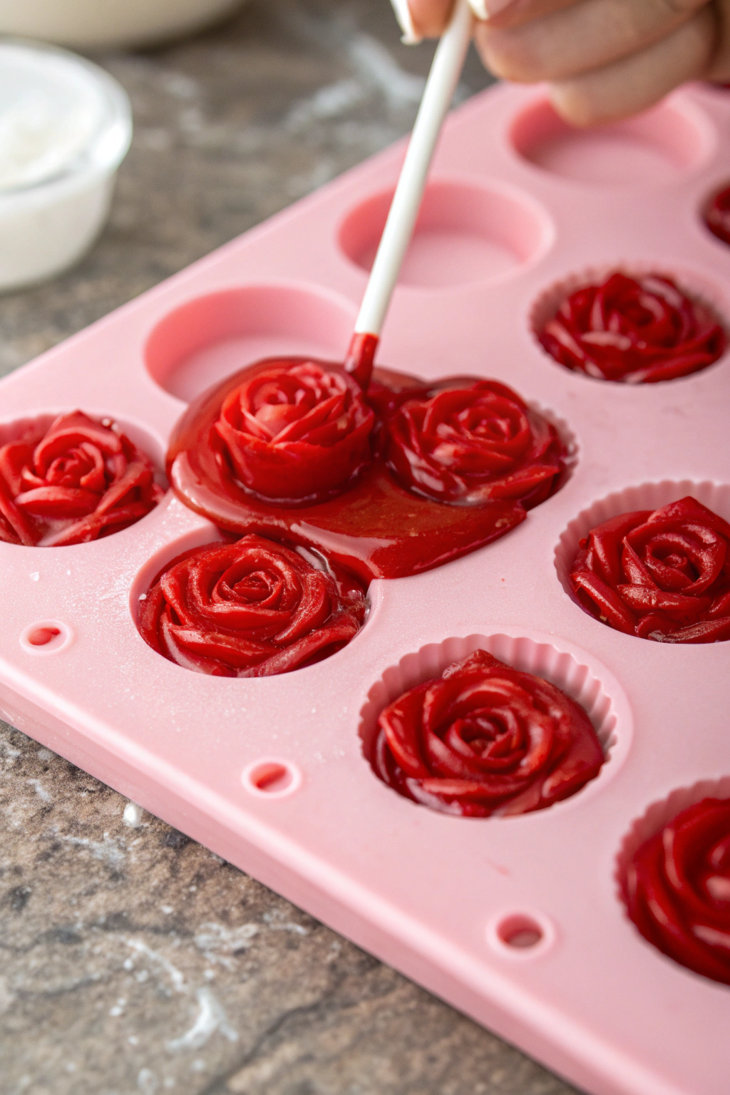 Marshmallows Blooming Roses Recipe