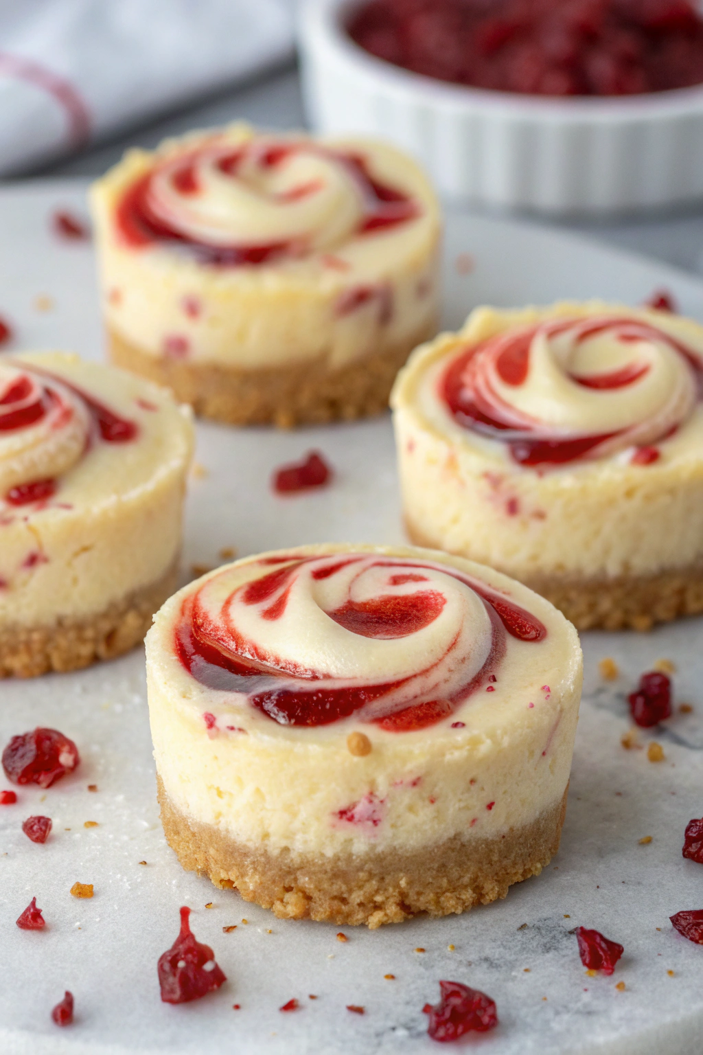 Mini Jammie Dodger Cheesecakes Recipe