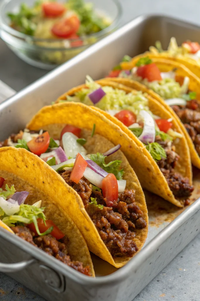 Oven-Baked Cheesy Tacos Recipe