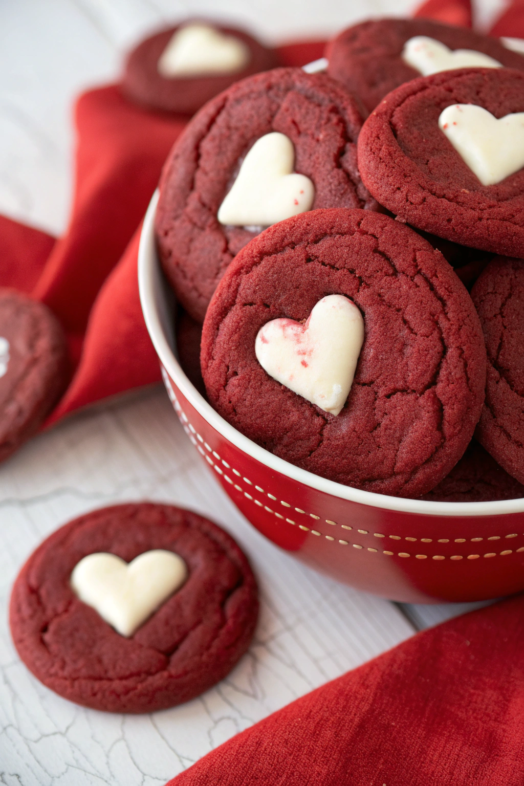 Red Velvet Heart Cookies Recipe