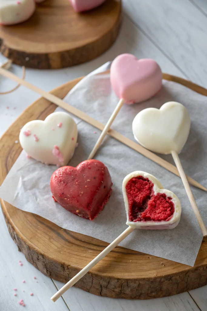 Red Velvet Heart Pops Recipe