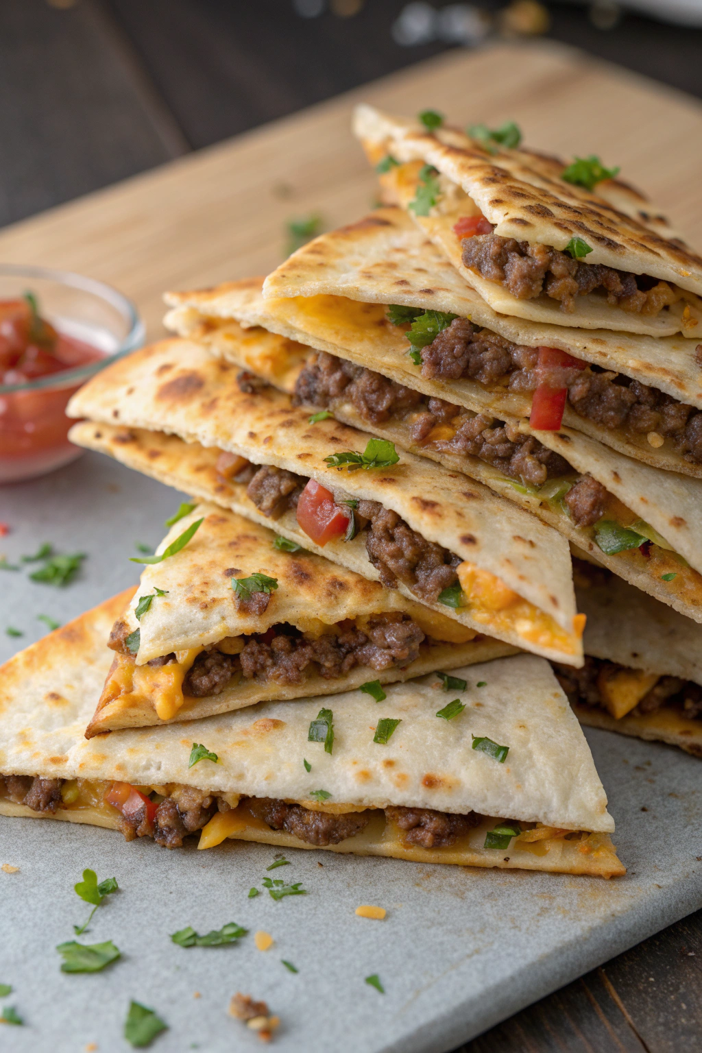 Smashburger Quesadillas Recipe