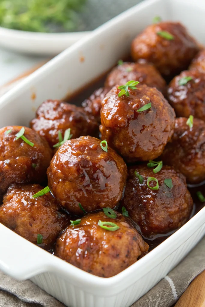 Tasty Slow Cooker Honey Garlic Meatballs Recipe