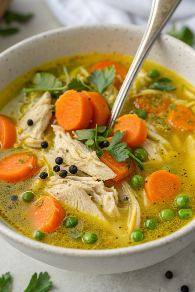 Anti Inflammatory Turmeric Chicken Soup Recipe