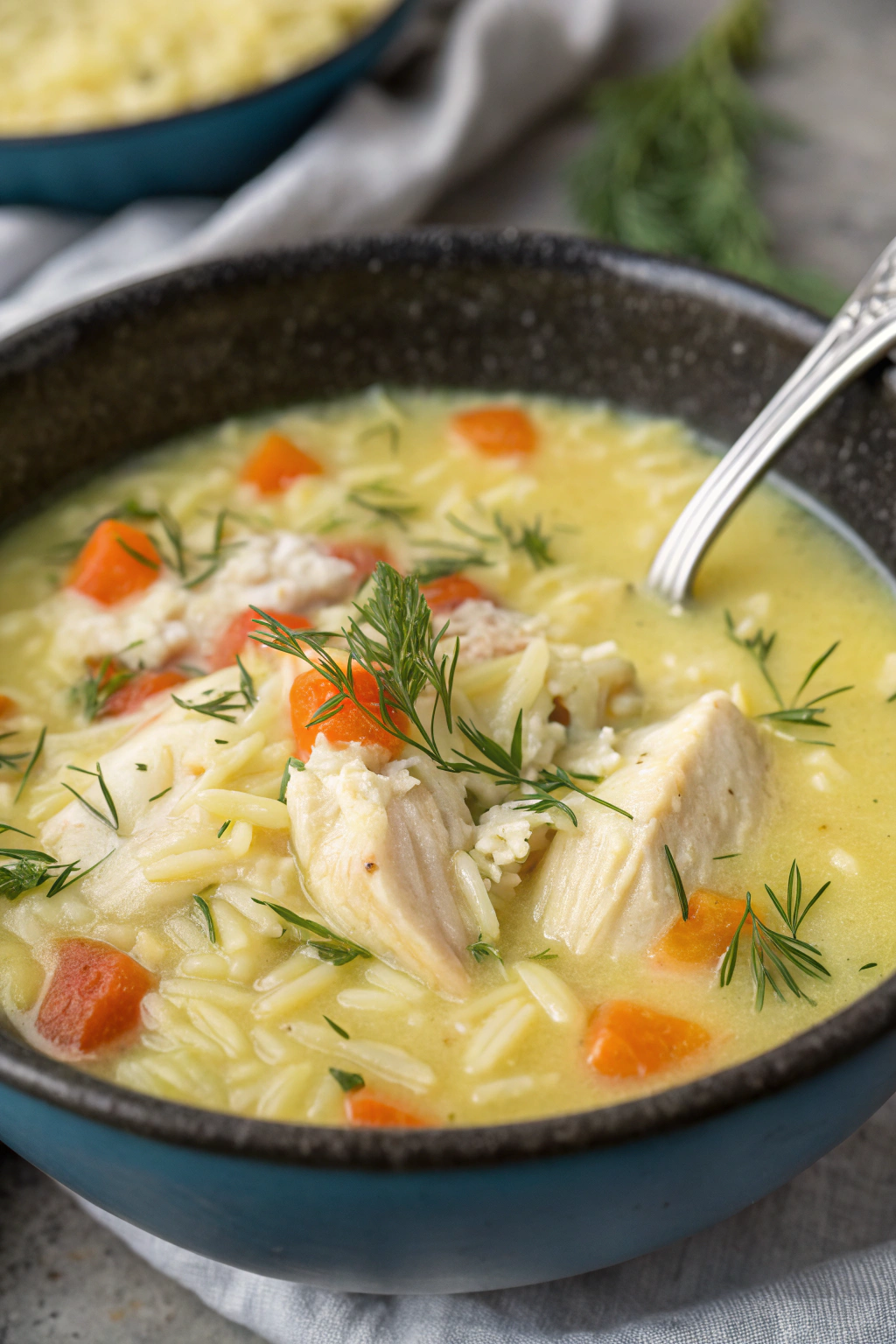 Avgolemono Greek Lemon Chicken Soup Recipe