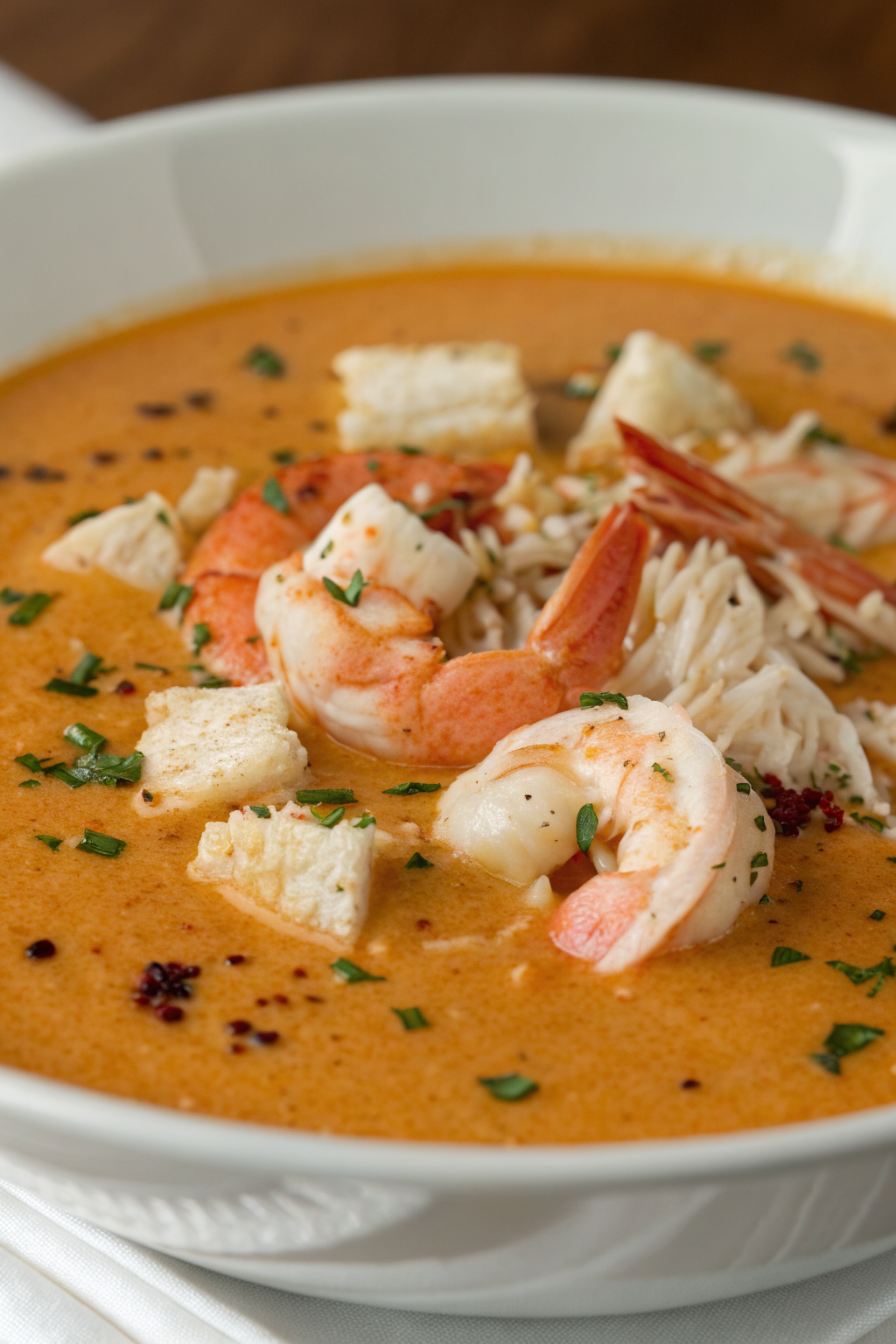 Crab and Shrimp Seafood Bisque