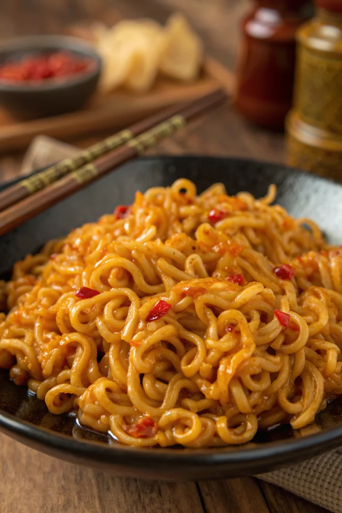 Easy Spicy Garlic Ramen Recipe