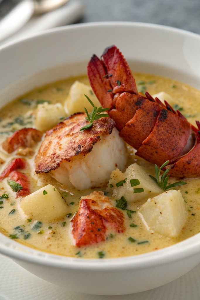 Lobster Scallop Chowder Recipe