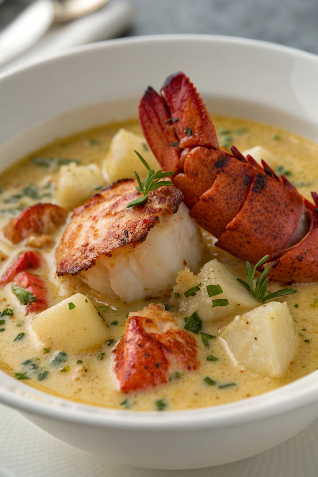 Lobster Scallop Chowder Recipe
