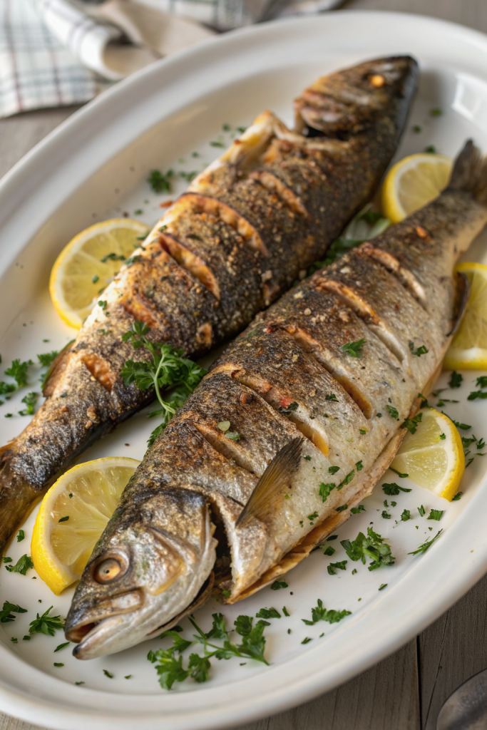 Oven Baked Whole Yellowtail Snapper Recipe