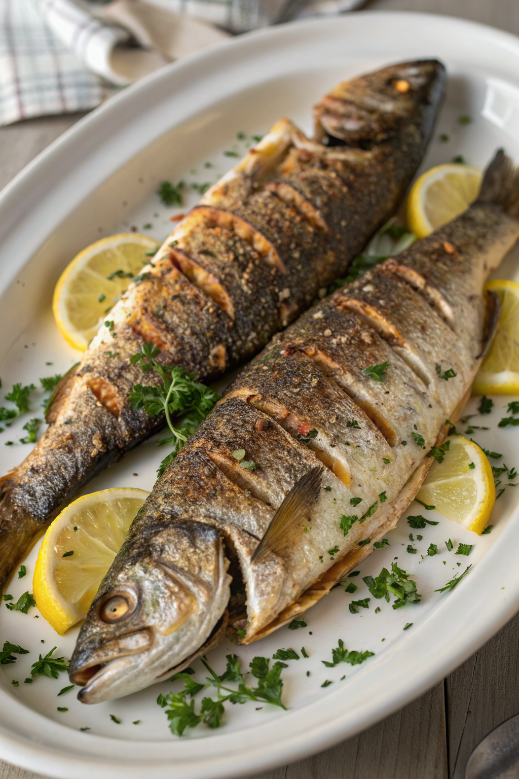 Oven Baked Whole Yellowtail Snapper Recipe