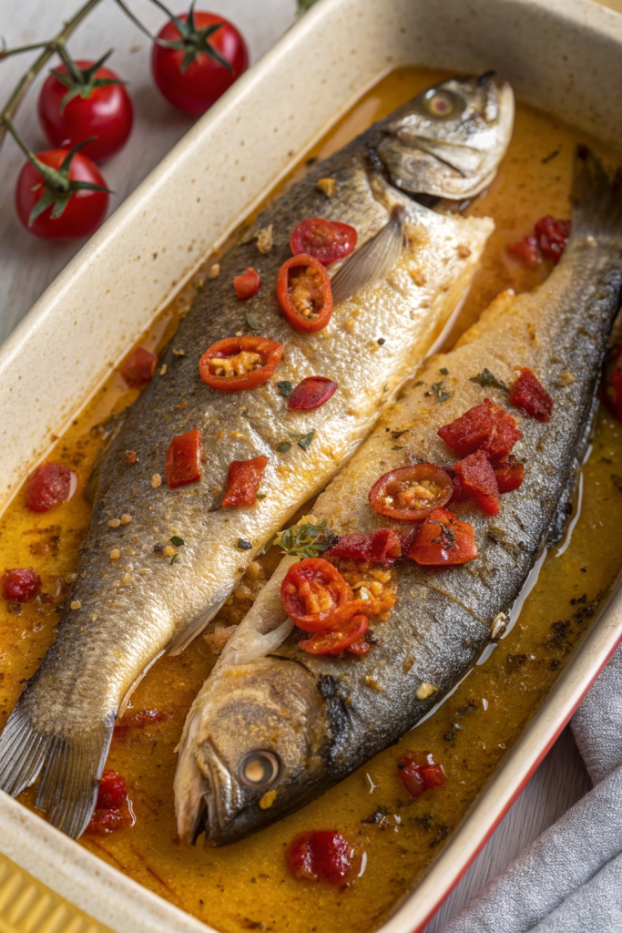 Red snapper with creamy Creole Sauce