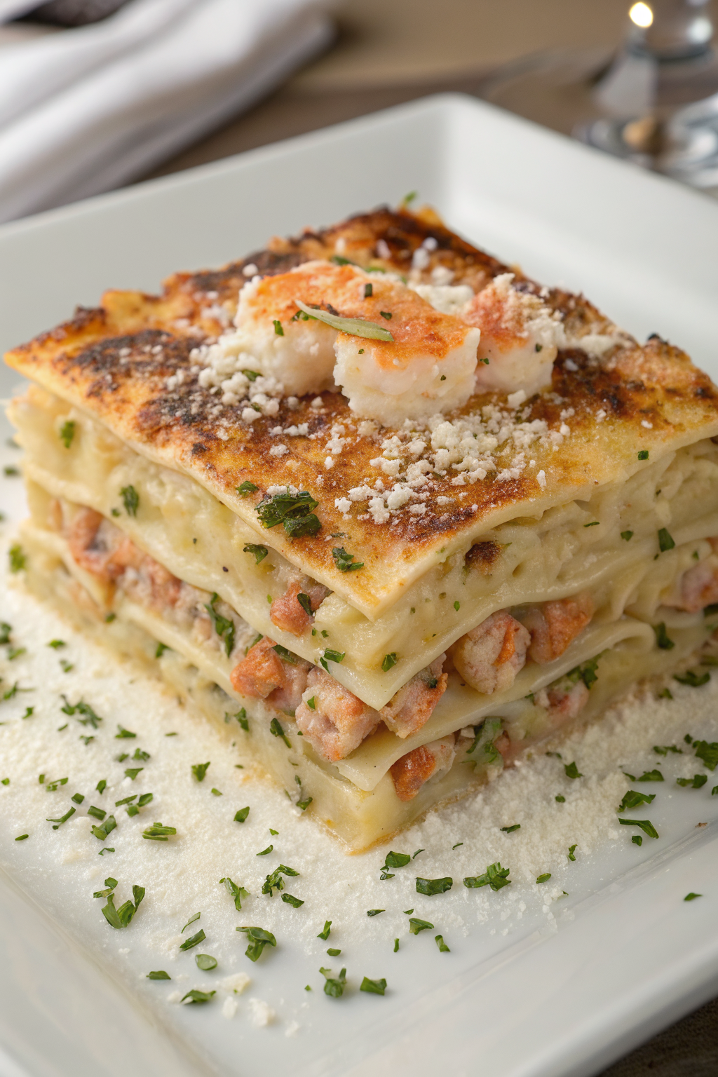 Shrimp Crab Lasagna Recipe