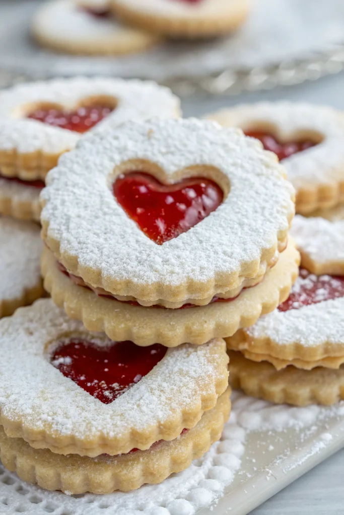 Soft and Sweet Linzer Cookies Recipe