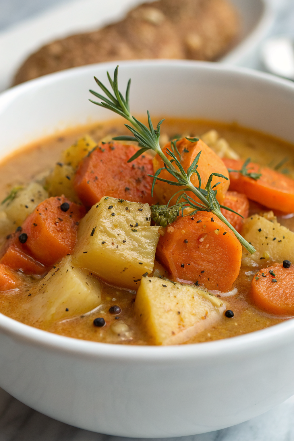 Tasty Roasted Winter Vegetable Soup Recipe