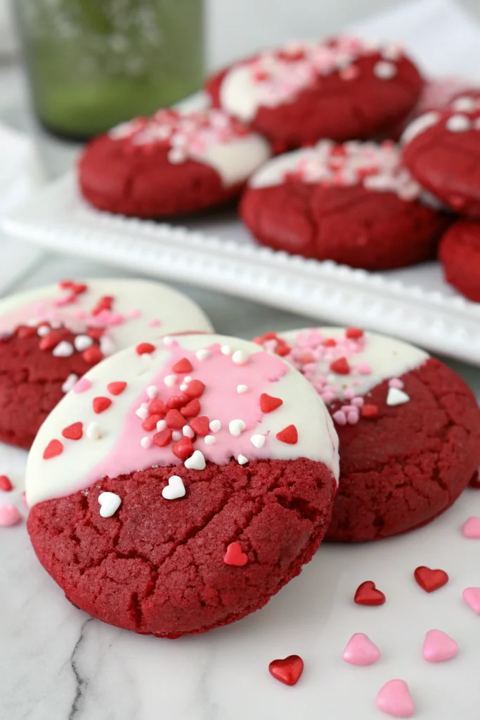 Valentine's Day Red Velvet Cookies Recipe