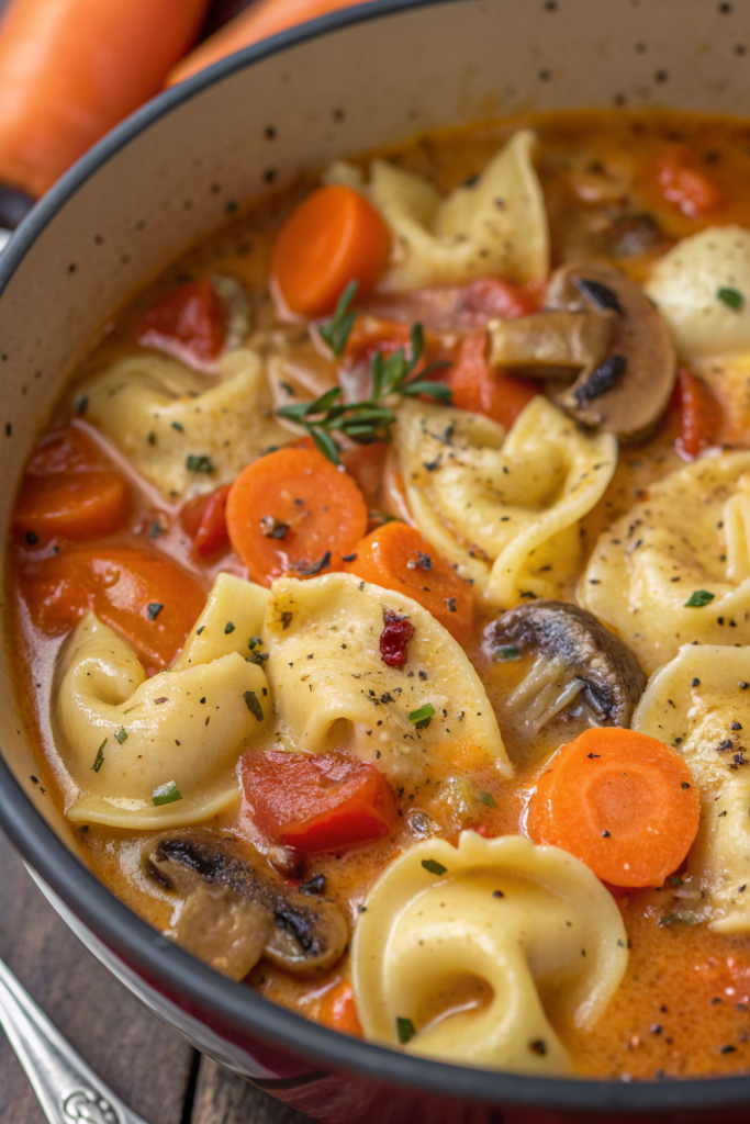 Vegetable Tortellini Soup Recipe