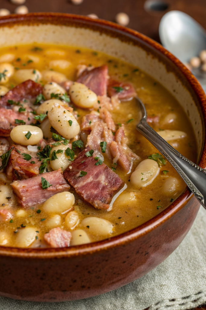 White Bean and Ham Soup Recipe