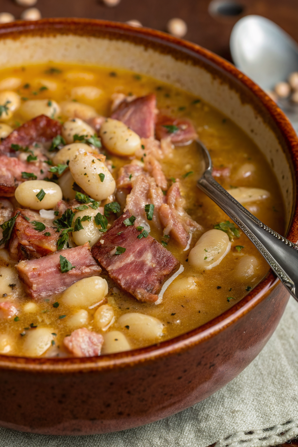 White Bean and Ham Soup Recipe