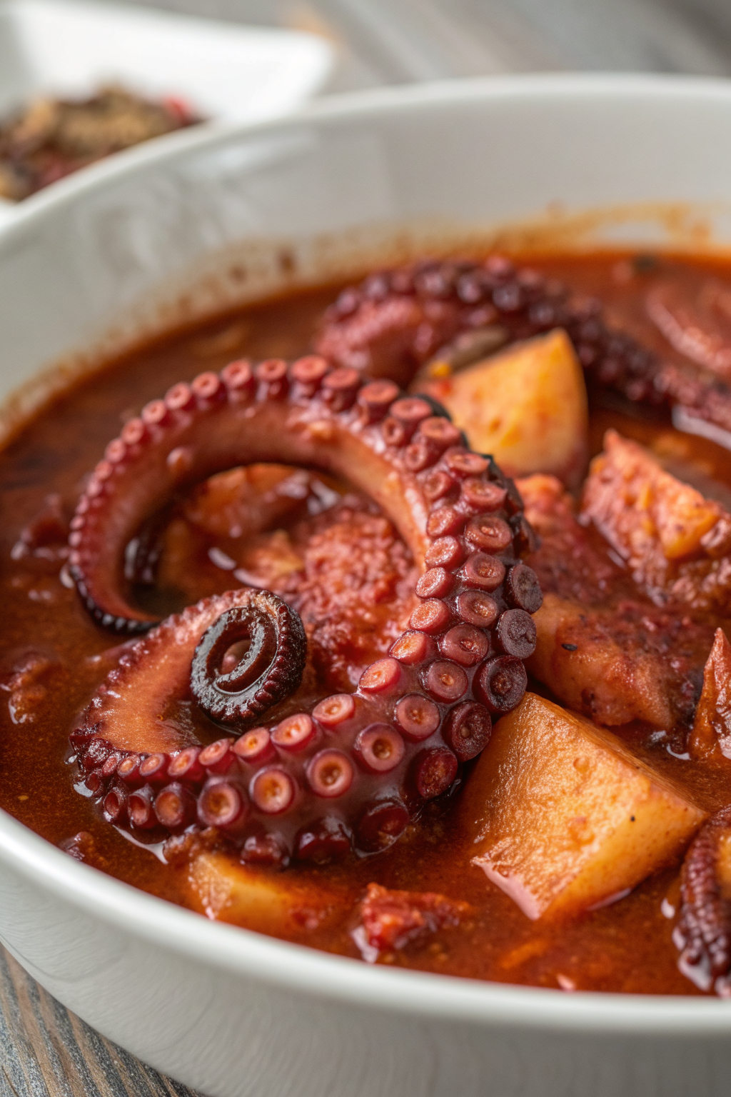 Braised Octopus with Smoky Romesco Sauce Recipe