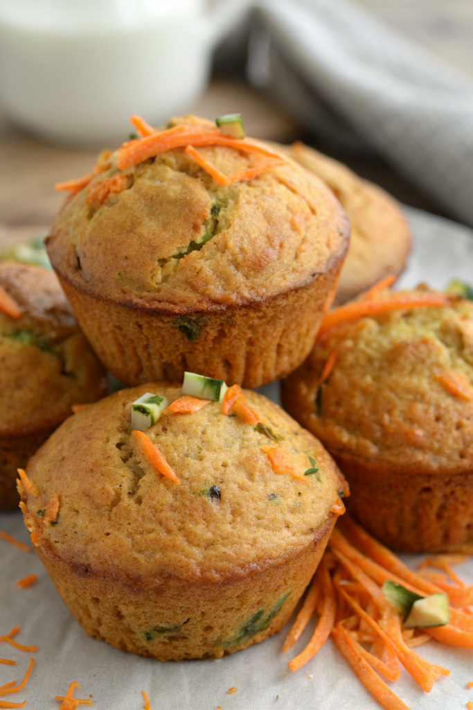 Carrot Cake Zucchini Muffins Recipe