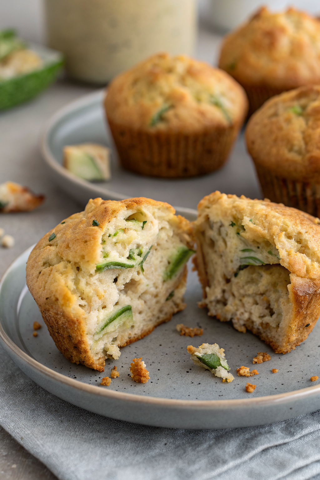 Chicken Cheese Zucchini Muffins Recipe