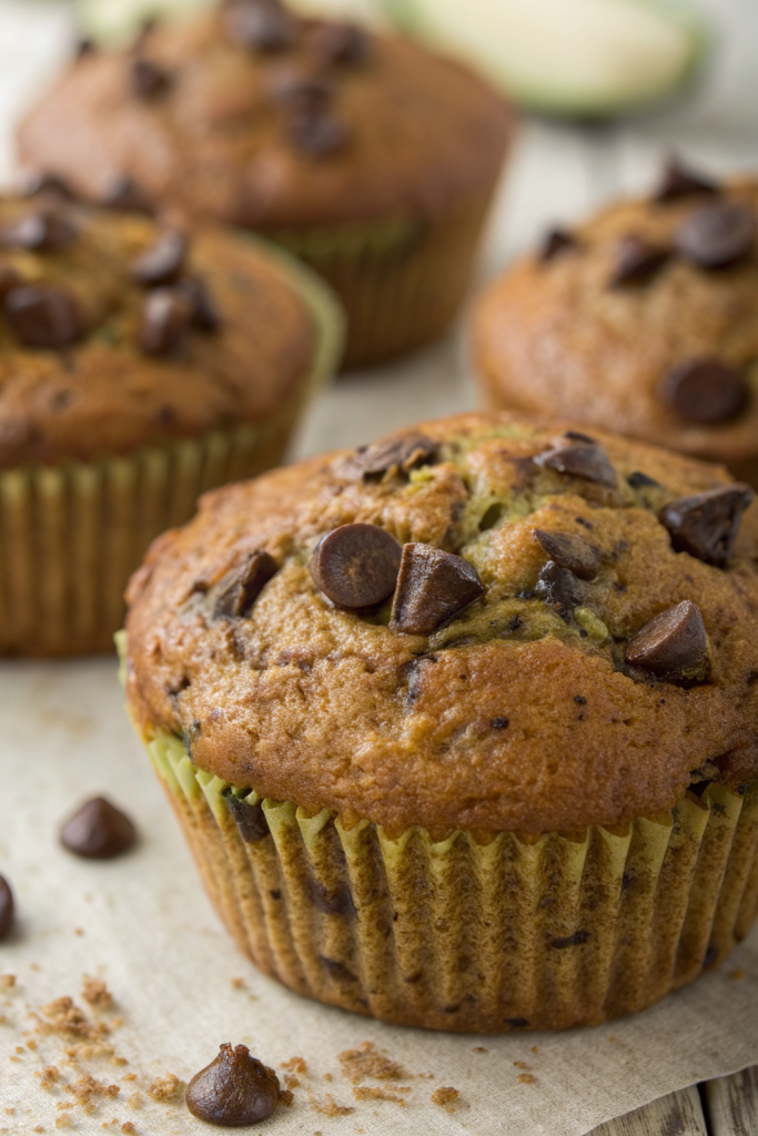 Chocolate Chip Zucchini Muffins Recipe