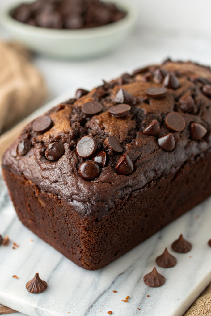 Chocolate Zucchini Bread With Sour Cream