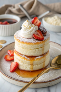 Fluffy Japanese Souffle Pancakes Recipe