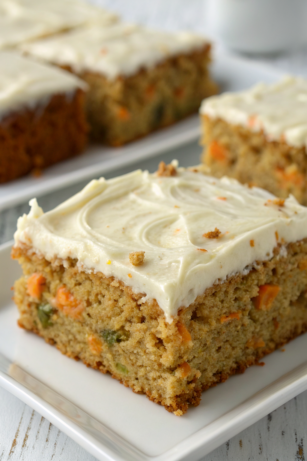 Frosted Zucchini Spice Bars Recipe