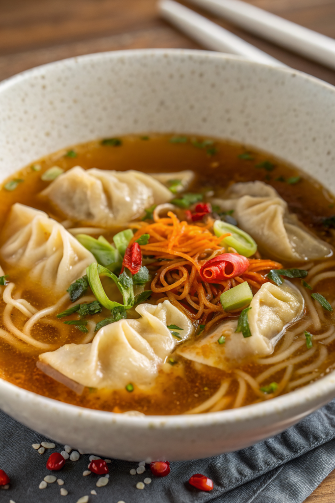 Gyoza Japanese Dumpling Soup Recipe