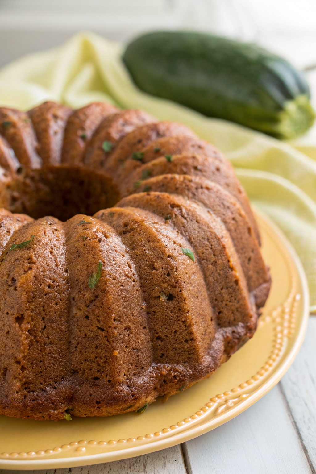 Pecan Zucchini Bundt Cake Recipe