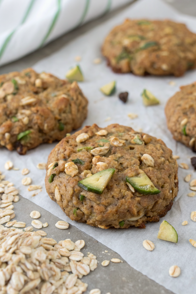 Zucchini Bread Breakfast Cookies