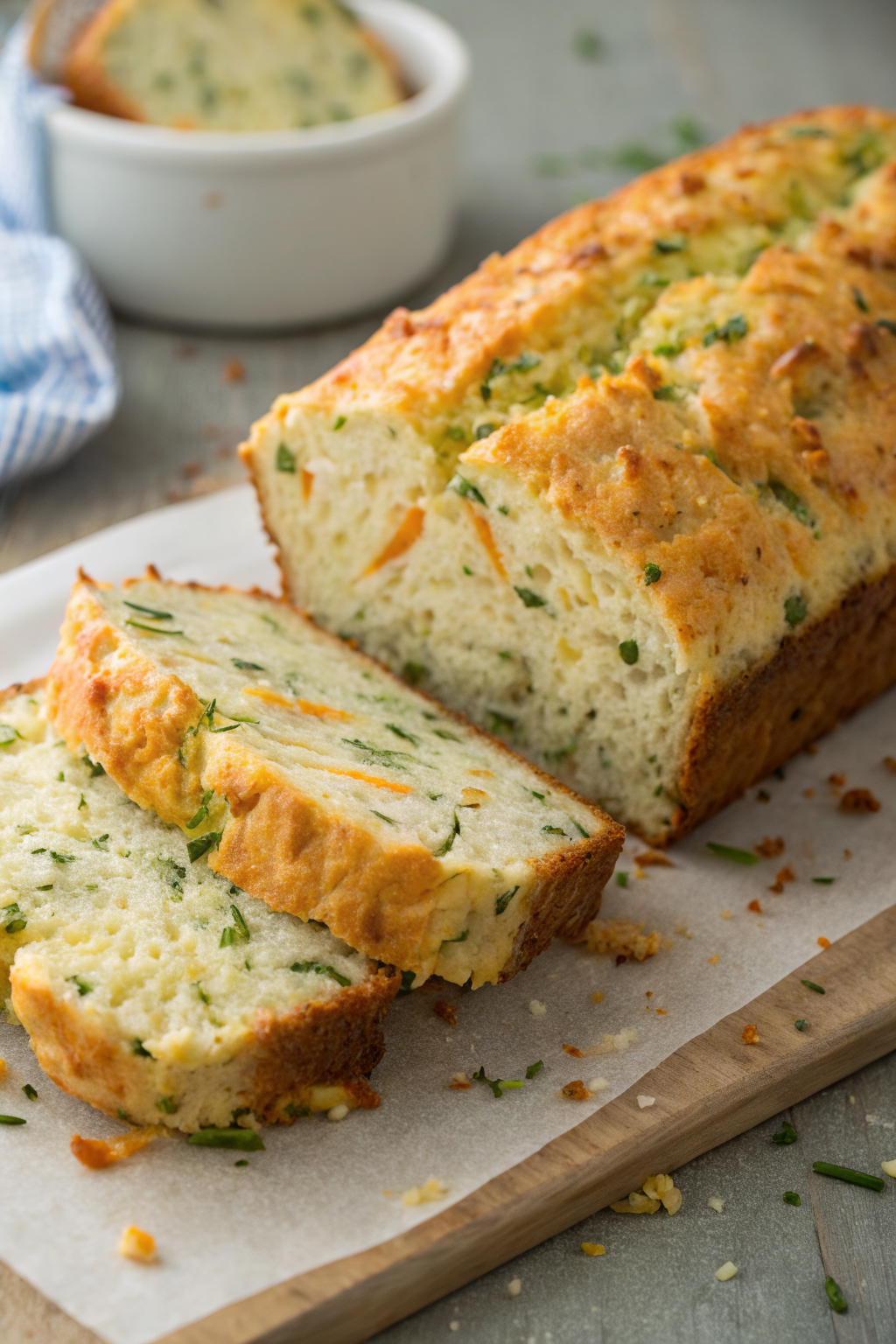 Zucchini Cheese Bread Recipe