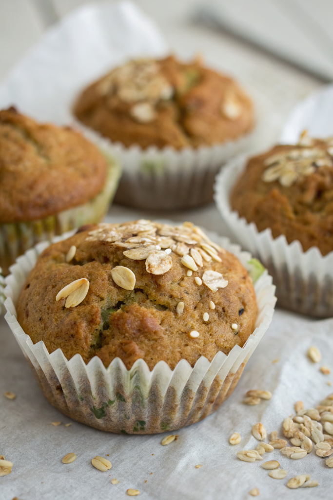 Zucchini Oatmeal Muffins Recipe