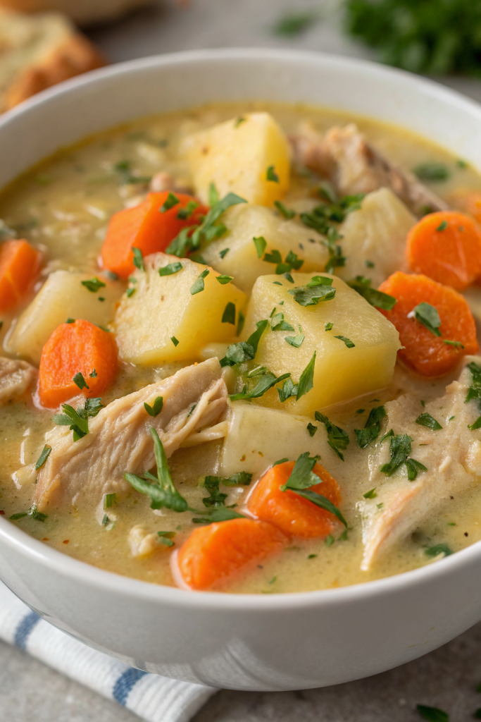 Chicken Veggies Soup Recipe