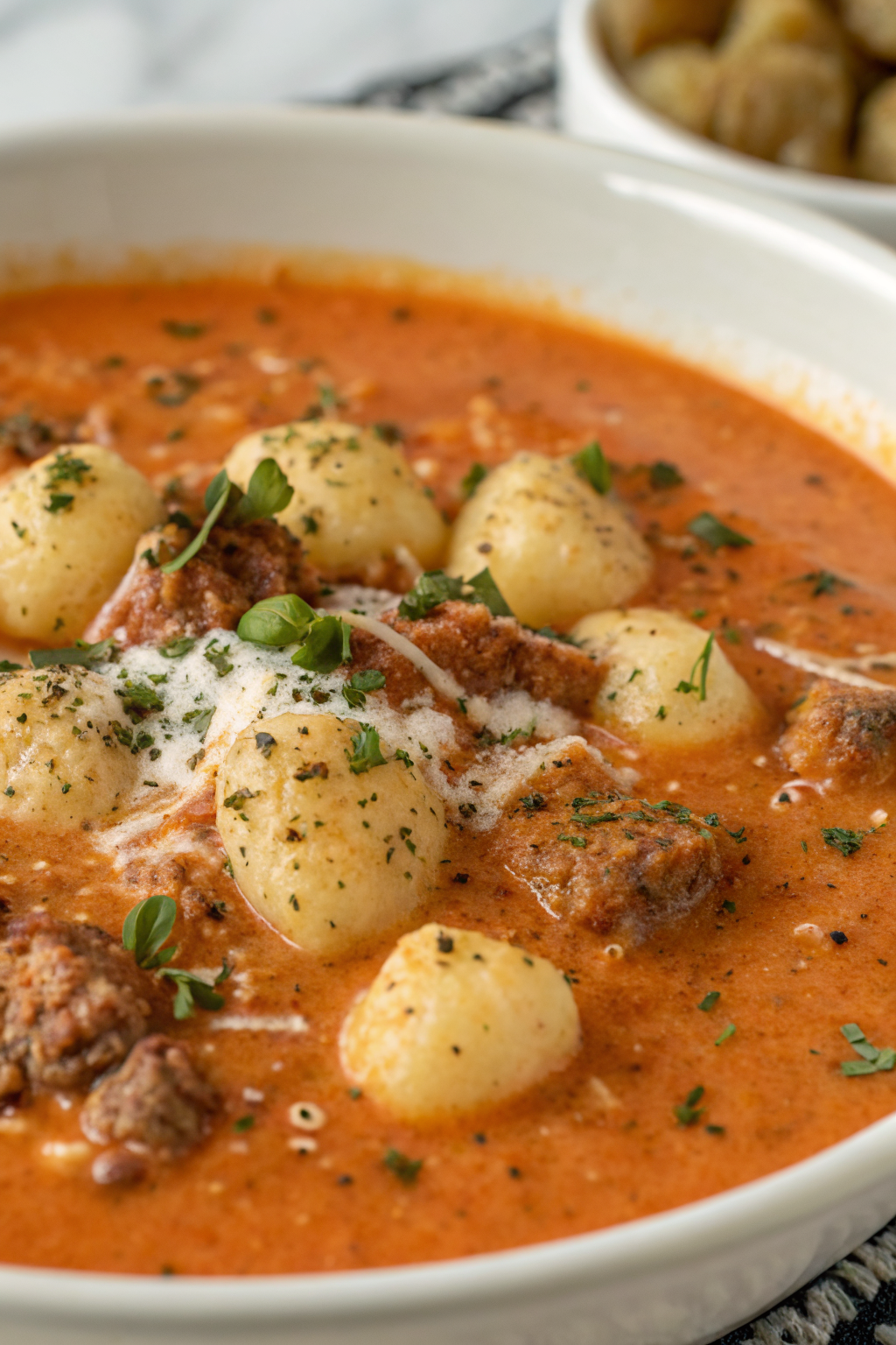 Creamy Italian Sausage Gnocchi Soup Recipe