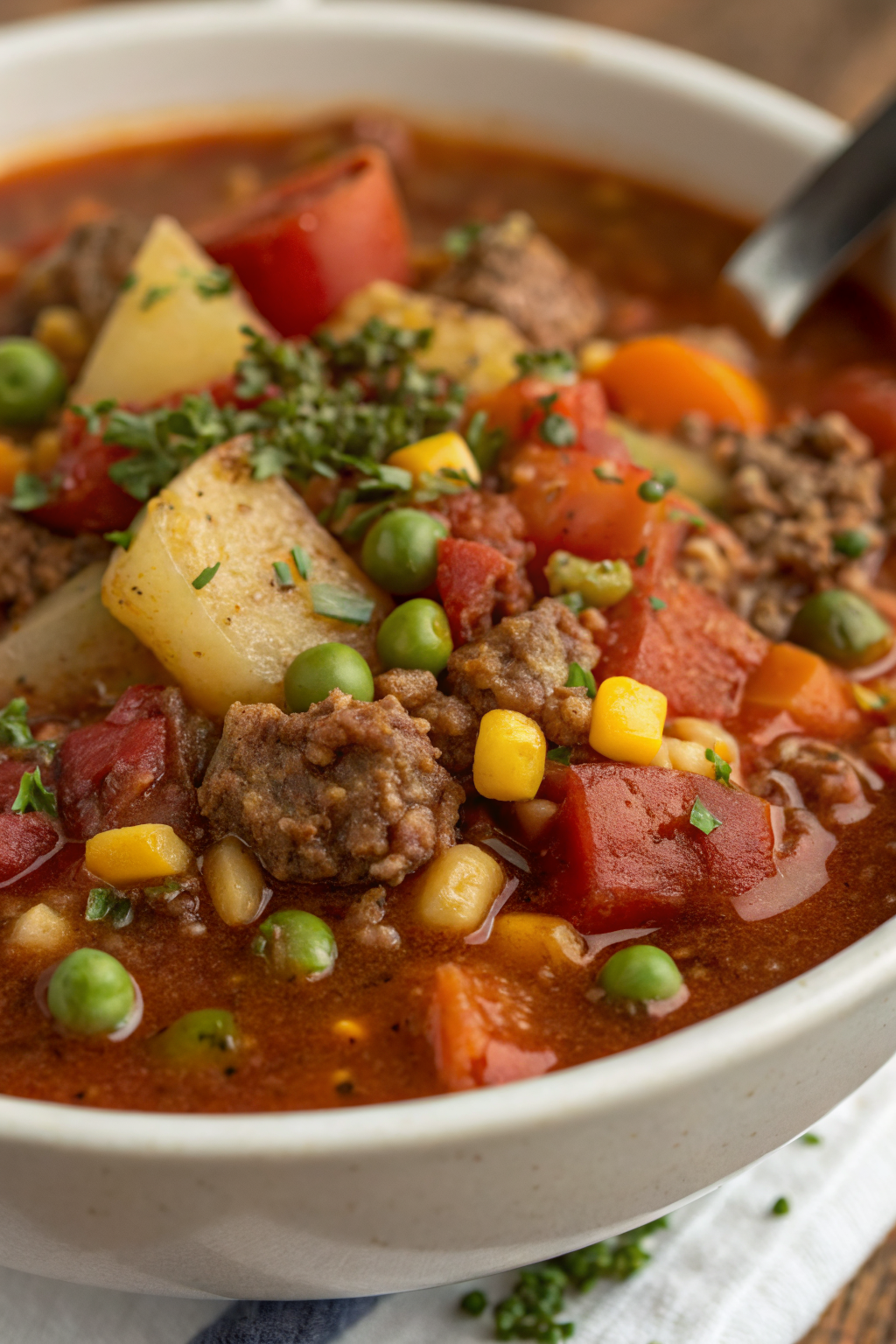 Crockpot Vegetable Beef Soup Recipe