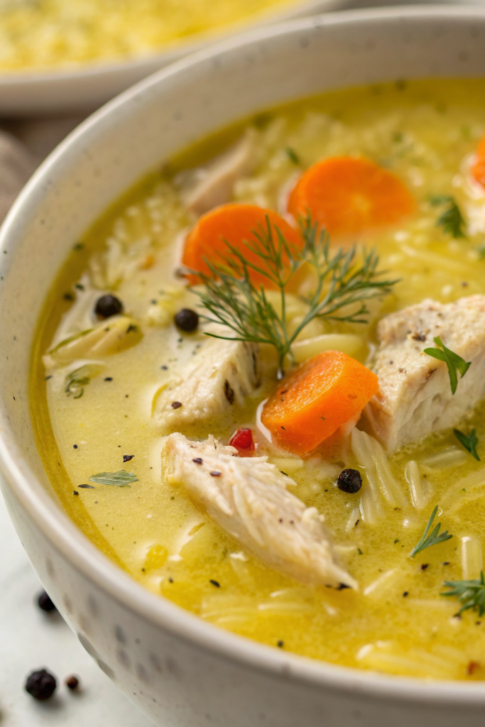Greek Lemon Chicken Soup Recipe