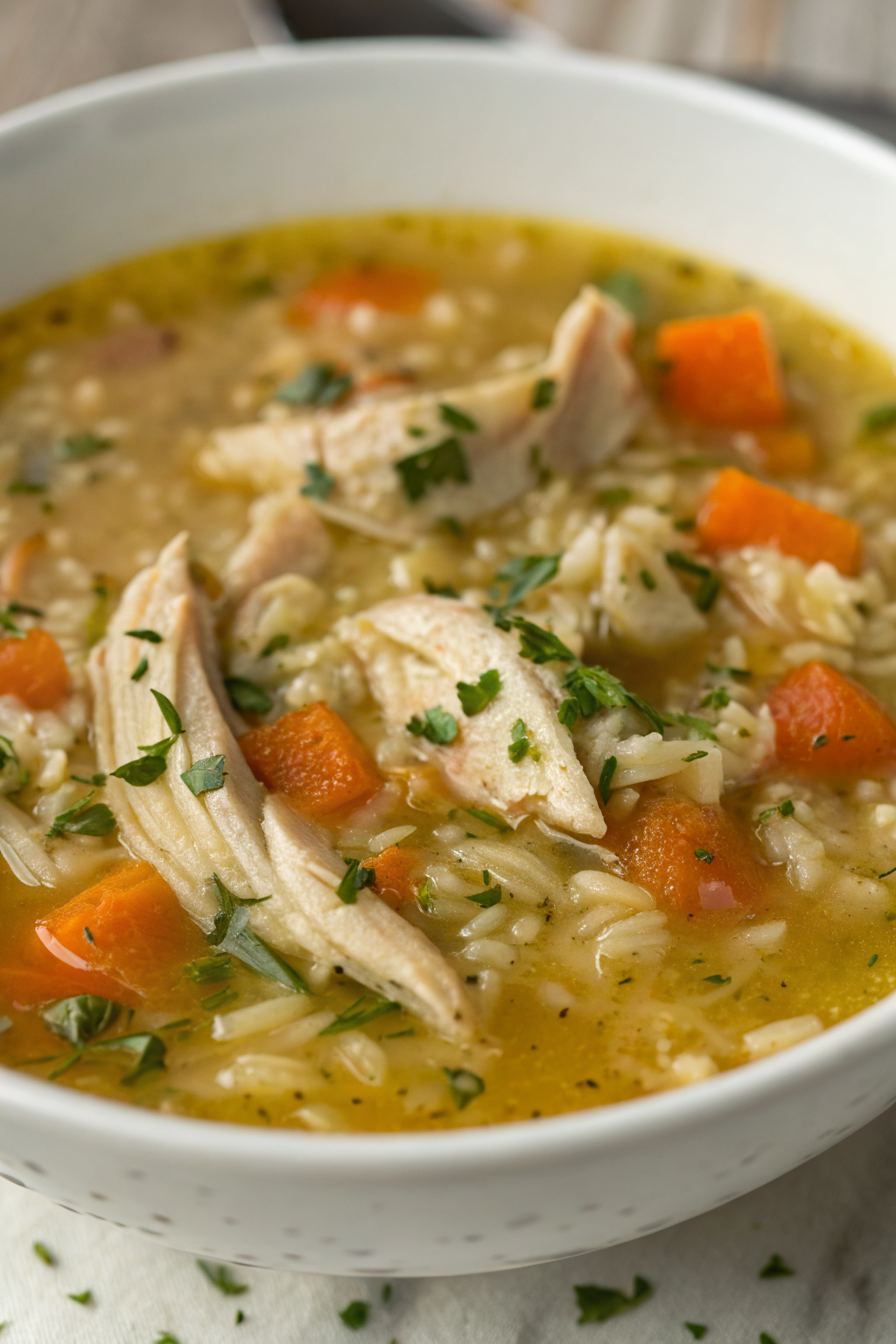 Homemade Chicken Rice Soup Recipe