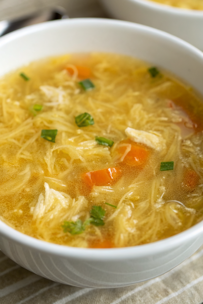 Homemade Egg Drop Soup Recipe