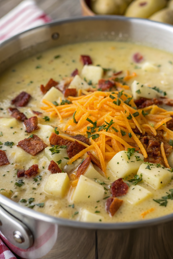 Homemade Loaded Potato Soup Recipe