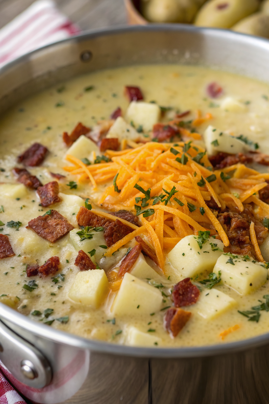Homemade Loaded Potato Soup Recipe
